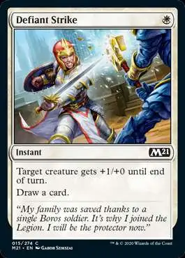 MtG 2021 Core Set Common Defiant Strike #15