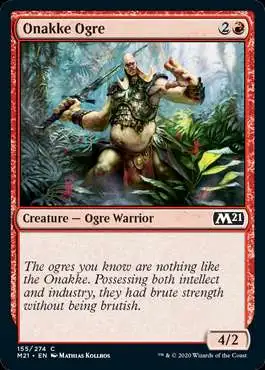 MtG 2021 Core Set Common Onakke Ogre #155