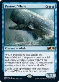 MtG 2021 Core Set Rare Pursued Whale #60