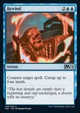 MtG 2021 Core Set Uncommon Foil Rewind #63