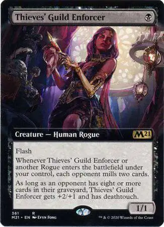 MtG 2021 Core Set Rare Thieves' Guild Enforcer #361 [Extended Art]