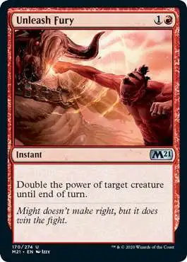 MtG 2021 Core Set Uncommon Unleash Fury #170