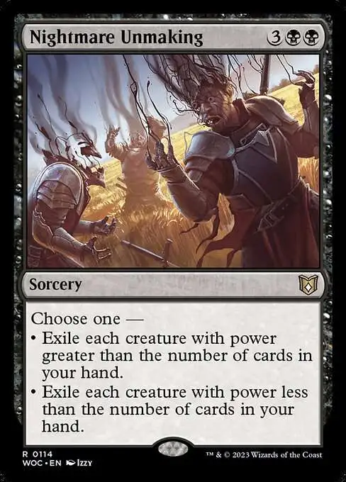 MtG Commander: Wilds of Eldraine Rare Nightmare Unmaking #114