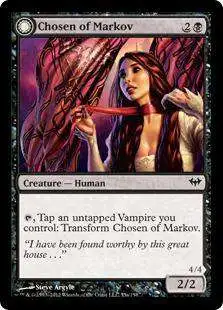 MtG Trading Card Game Dark Ascension Common Chosen of Markov / Markov's Servant #55 [Regular]