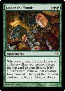 MtG Trading Card Game Dark Ascension Rare Lost in the Woods #123