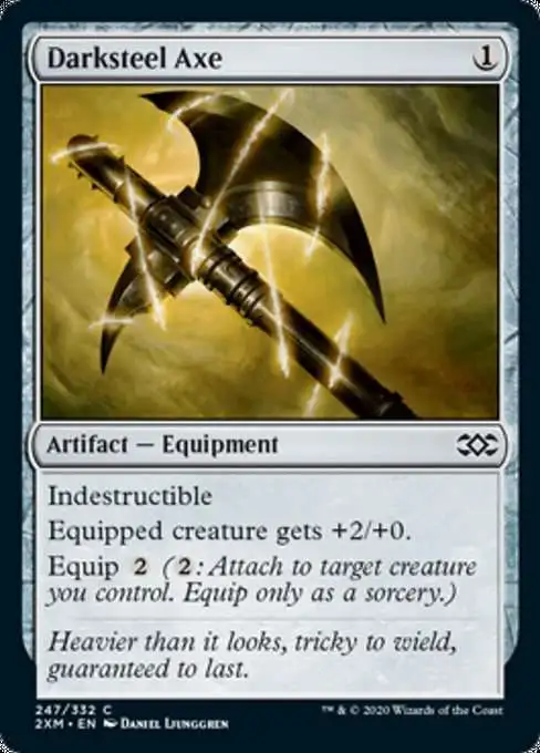 MtG Double Masters Common Darksteel Axe #247