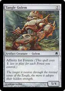 MtG Darksteel Common Foil Tangle Golem #151