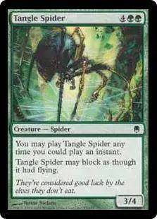 MtG Darksteel Common Foil Tangle Spider #85