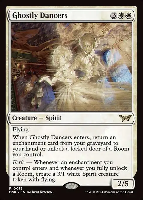 MtG Duskmourn: House of Horror Rare Ghostly Dancers #13