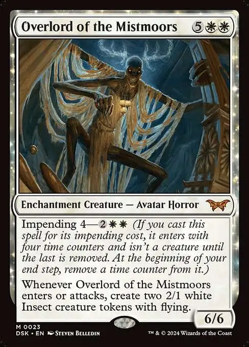 MtG Duskmourn: House of Horror Mythic Rare Overlord of the Mistmoors #23 MtG Duskmourn: House of Horror Mythic Rare Overlord of the Mistmoors #23