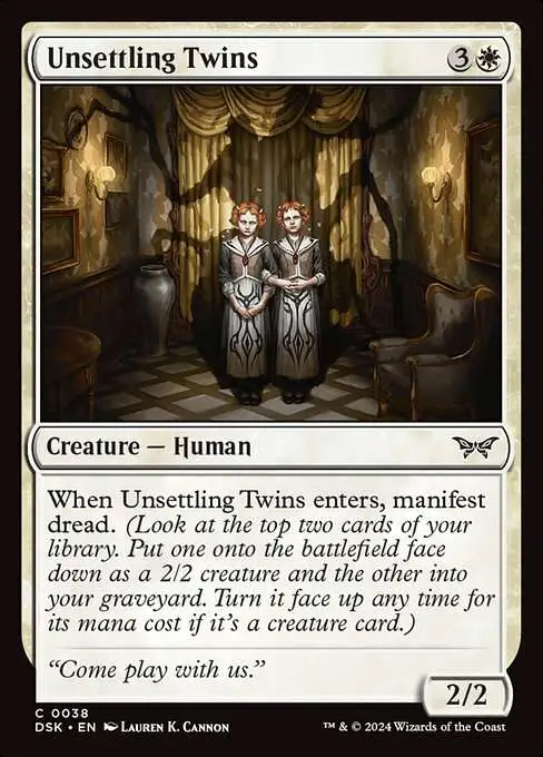 mtg duskmourn card prices Manifest Dread [Duskmourn: House of Horror] main image 0