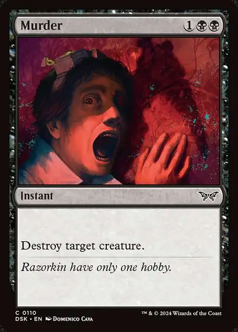 MtG Duskmourn: House of Horror Common Murder #110
