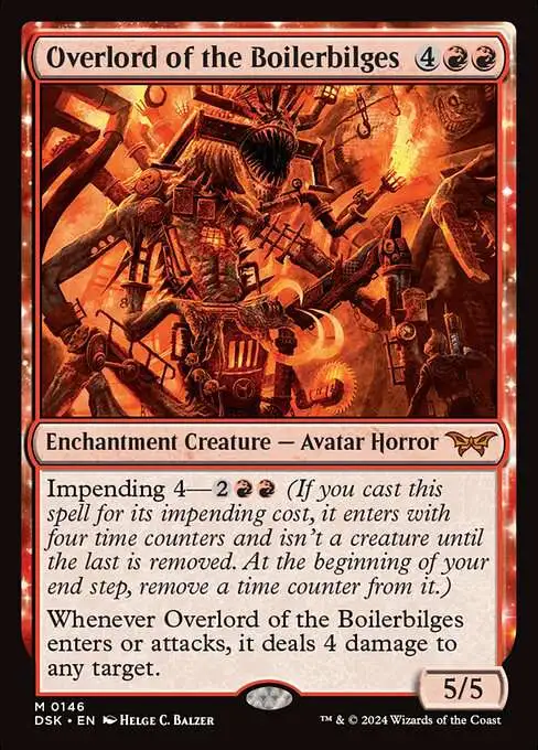duskmourn mtg card prices Magic The Gathering House of Horror Commander Deck Endless Punishment Black/RED (SD4) : Toys & Games put a rev counter on Chainsaw MTG / Duskmourn House Of