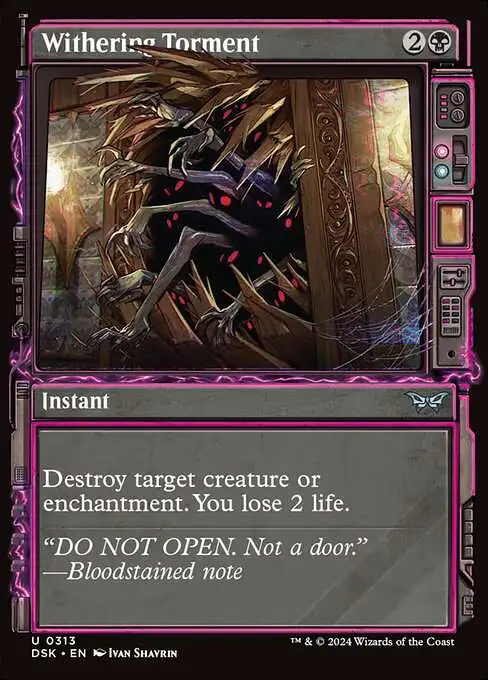mtg duskmourn showcase cards Secret Lair: Showcase: (Non-Foil Edition) Toys Discard your hand Overlord of the Mistmoors (Japan