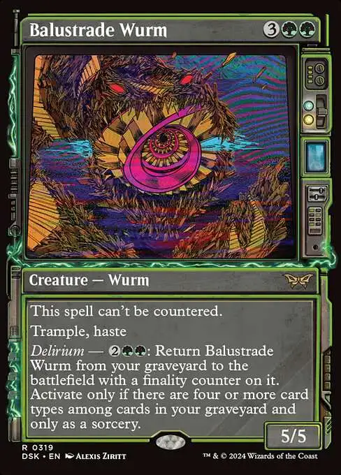 mtg card house Magic The Gathering - Duskmourn - of Horror Survival  At the beginning of your second main phase Turn Inside Out | Duskmourn:
