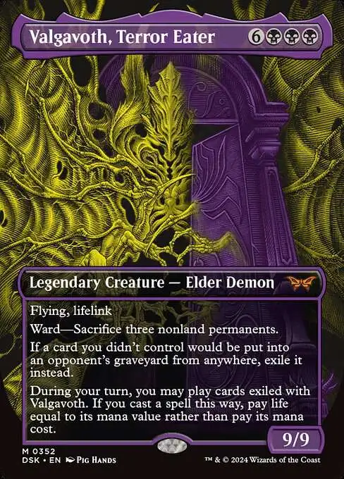 mtg terror card of the Peaks - Full Art Custom players take their phases sequentially The Red Terror