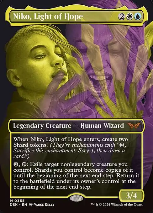 Magic The Gathering Duskmourn House of Horror Single Card Mythic Rare Niko,  Light of Hope 355 Double Exposure - ToyWiz
