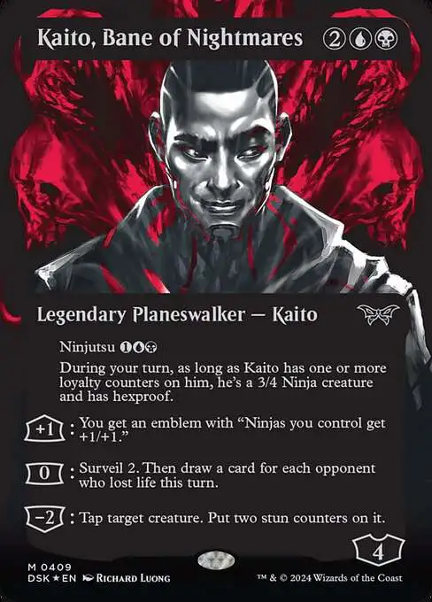 kaito cards mtg Magic The Gathering - Duskmourn - House of Horror Foundations (FDN) #358 Illustrated by Michal Ivan Magic MtG Trading Card Game Kamigawa