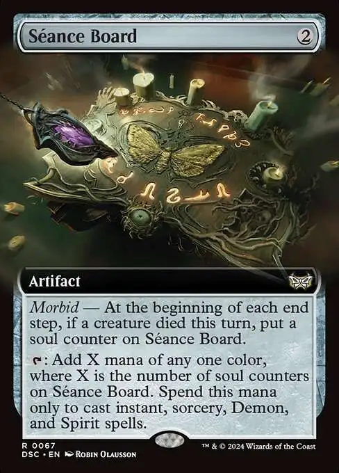 MtG Duskmourn: House of Horror Commander Rare Séance Board #67