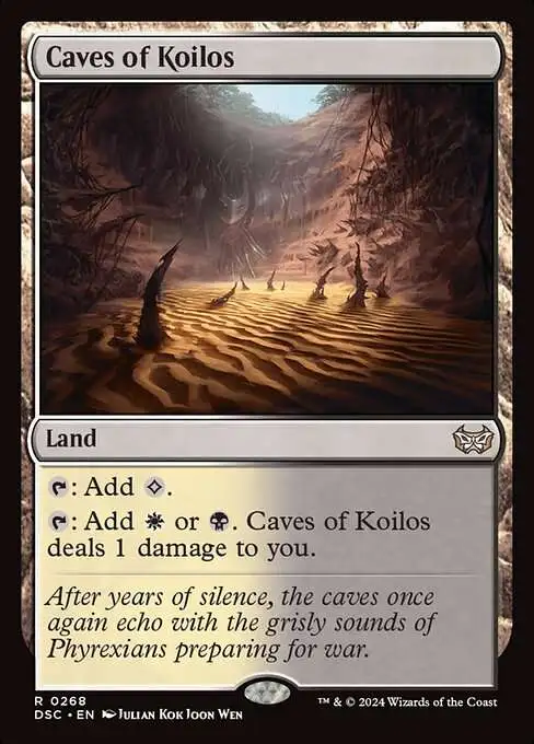 MtG Duskmourn: House of Horror Commander Rare Caves of Koilos #268