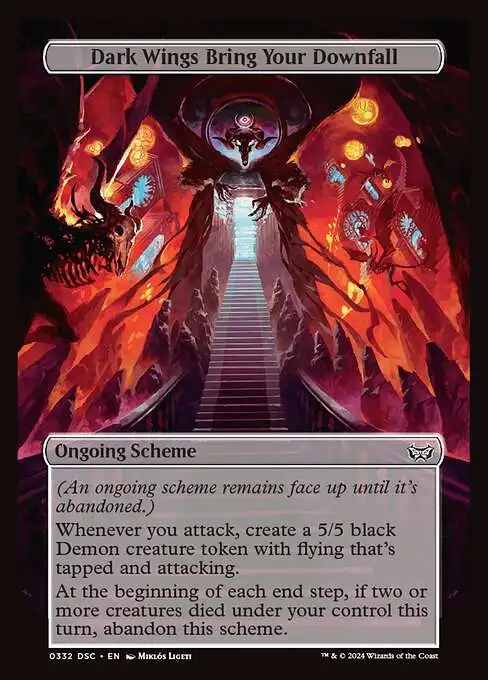 scheme mtg cards Razorkin Needlehead Art Card (Gold-Stamped Signature) [Duskmourn: Hous