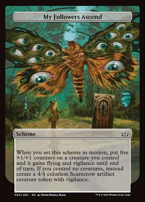 Magic The Gathering Duskmourn House of Horror Commander Single Card Common  My Followers Ascend 343 - ToyWiz