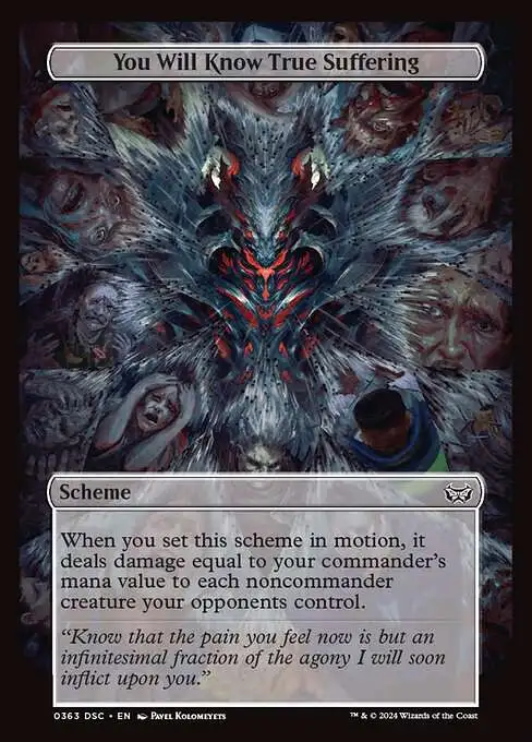 Magic The Gathering Duskmourn House of Horror Commander Single