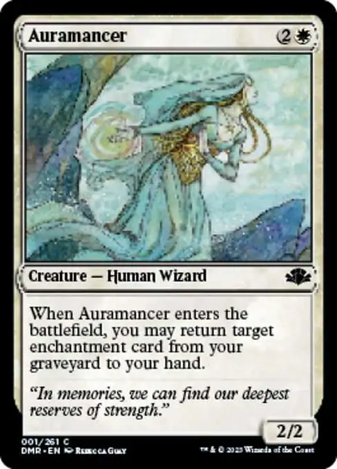 MtG Dominaria Remastered Common Auramancer #1