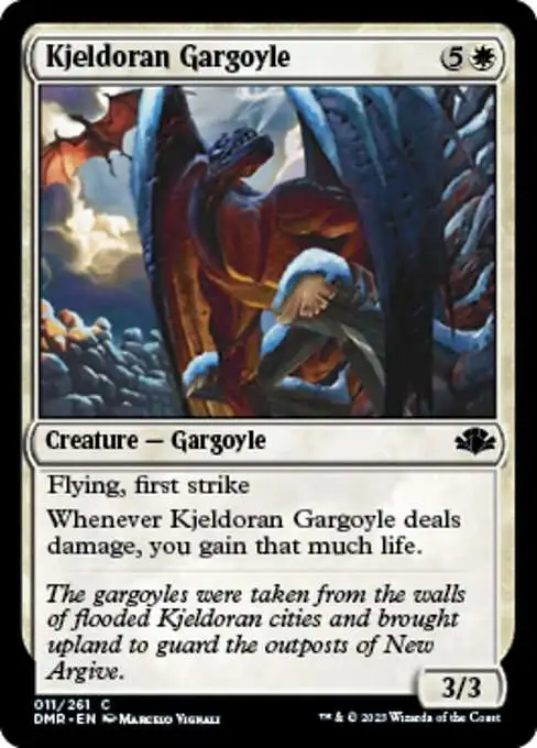 MtG Dominaria Remastered Common Kjeldoran Gargoyle #11