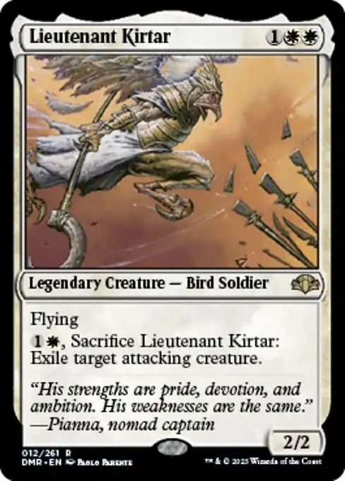 MtG Dominaria Remastered Rare FOIL Lieutenant Kirtar #12