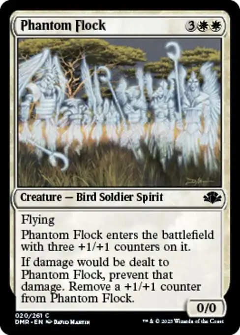 MtG Dominaria Remastered Common Phantom Flock #20