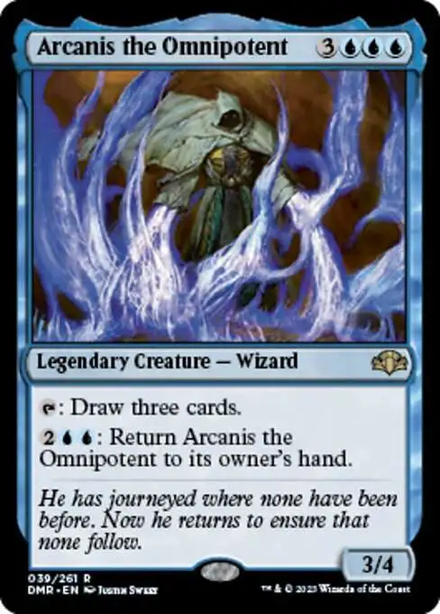 MtG Dominaria Remastered Rare Arcanis the Omnipotent #39