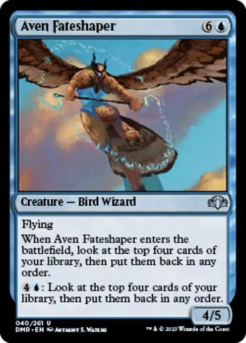 MtG Dominaria Remastered Uncommon Aven Fateshaper #40