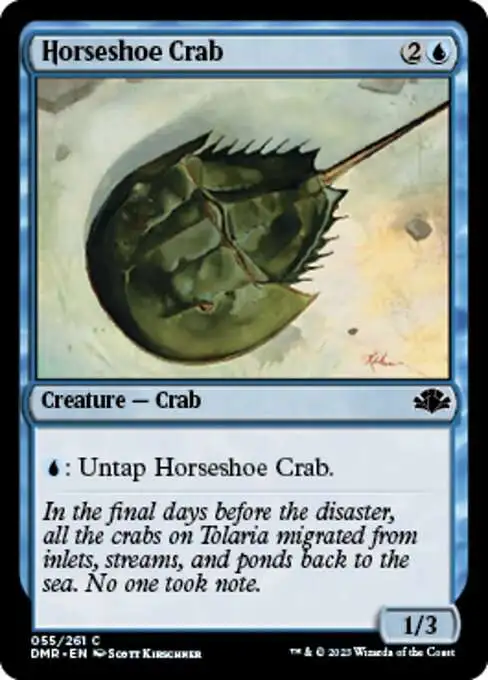 MtG Dominaria Remastered Common Horseshoe Crab #55