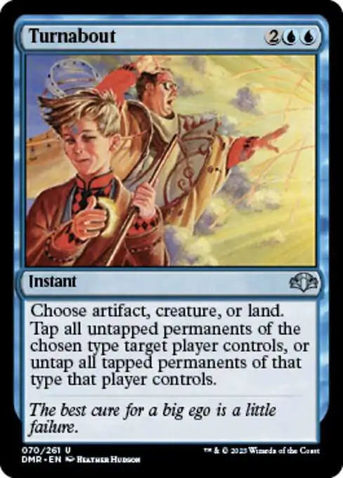 MtG Dominaria Remastered Uncommon FOIL Turnabout #70