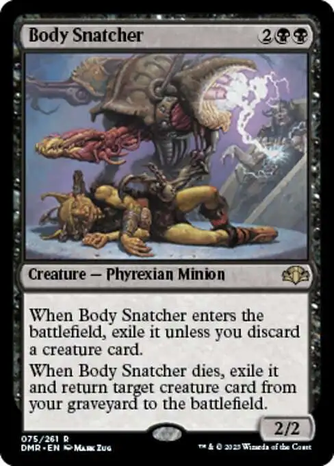 MtG Dominaria Remastered Rare Body Snatcher #75