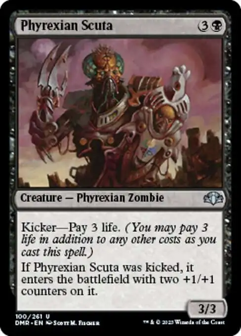 MtG Dominaria Remastered Uncommon Phyrexian Scuta #100