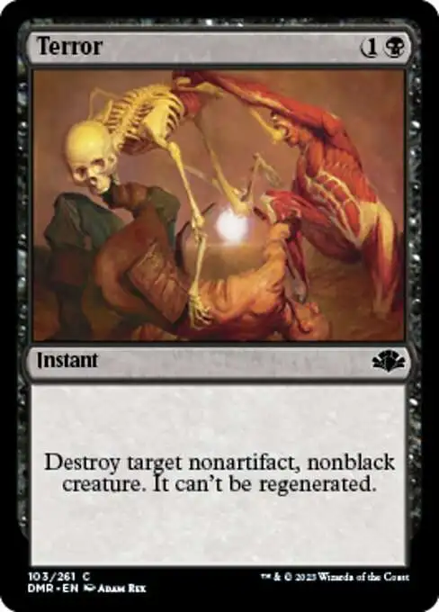 MtG Dominaria Remastered Common Terror #103