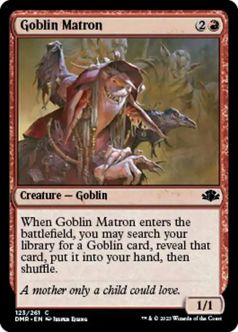 MtG Dominaria Remastered Common Goblin Matron #123