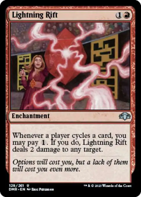 MtG Dominaria Remastered Uncommon Lightning Rift #129