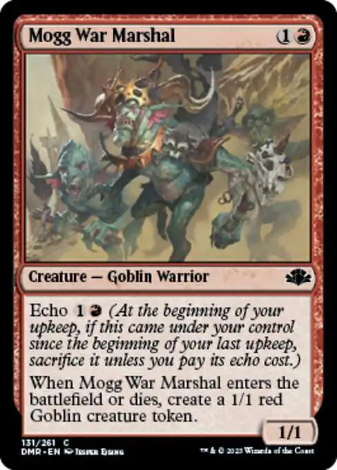 MtG Dominaria Remastered Common Mogg War Marshal #131