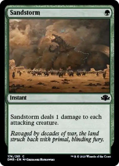 MtG Dominaria Remastered Common Sandstorm #174