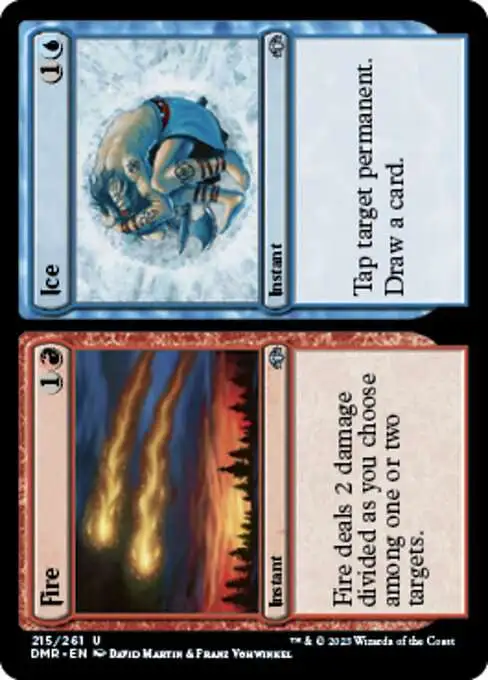 MtG Dominaria Remastered Uncommon FOIL Fire // Ice #215