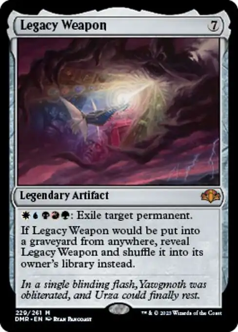 MtG Dominaria Remastered Mythic Rare Legacy Weapon #229