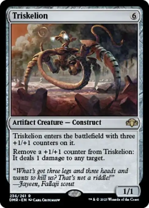 MtG Dominaria Remastered Rare Triskelion #236
