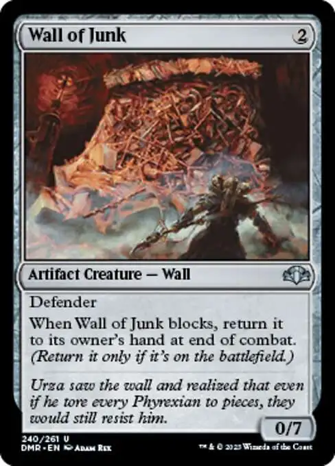 MtG Dominaria Remastered Uncommon Wall of Junk #240