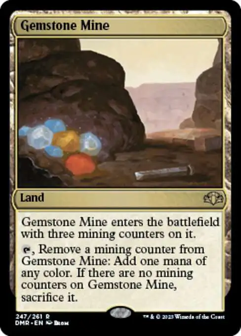 MtG Dominaria Remastered Rare Gemstone Mine #247