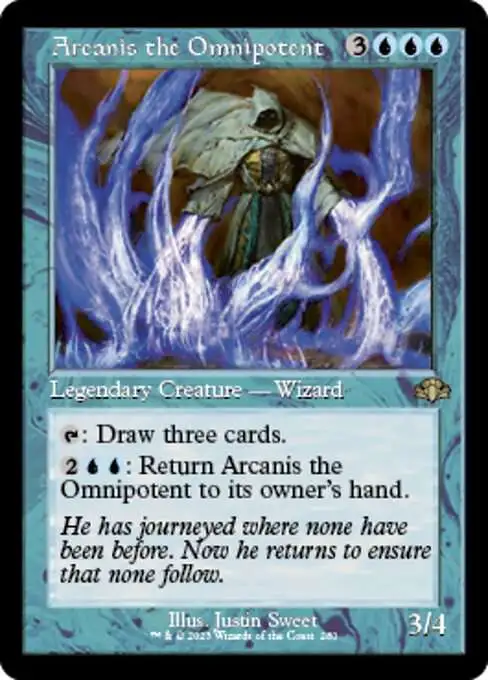 MtG Dominaria Remastered Rare Arcanis the Omnipotent #280 [Old-Frame]