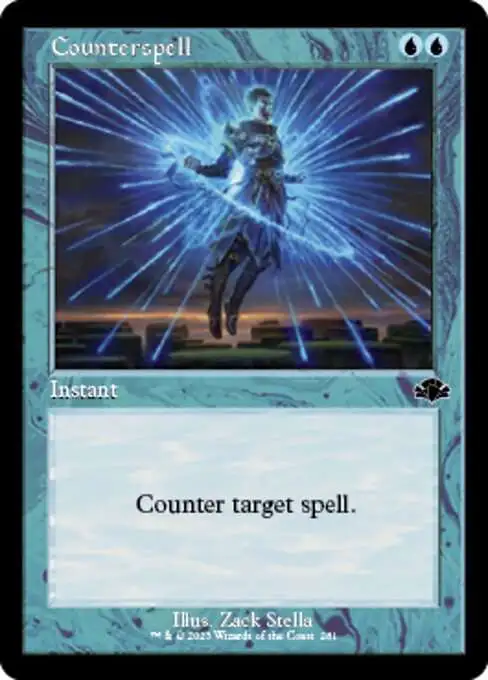 MtG Dominaria Remastered Common Counterspell #281 [Old-Frame FOIL]