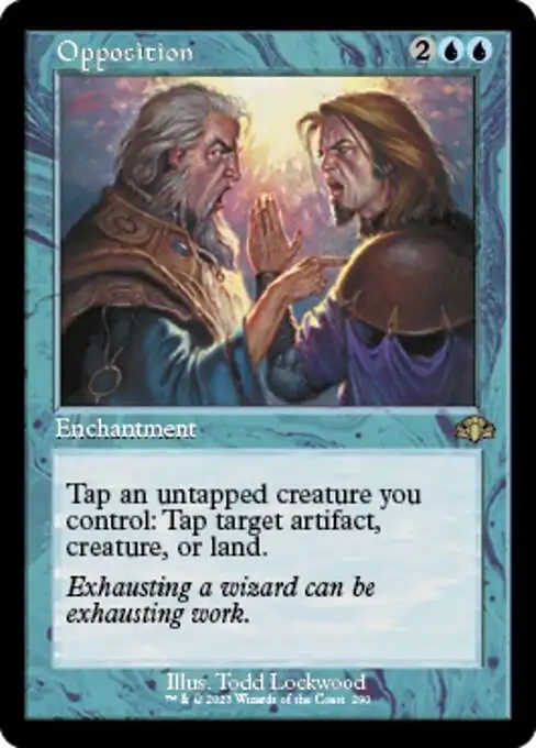 MtG Dominaria Remastered Rare Opposition #290 [Old-Frame]